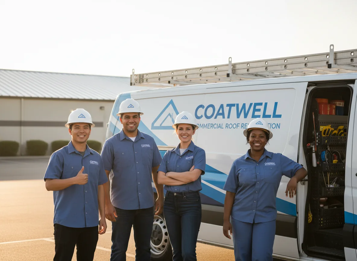 Commercial roof coating company in Hope, MN